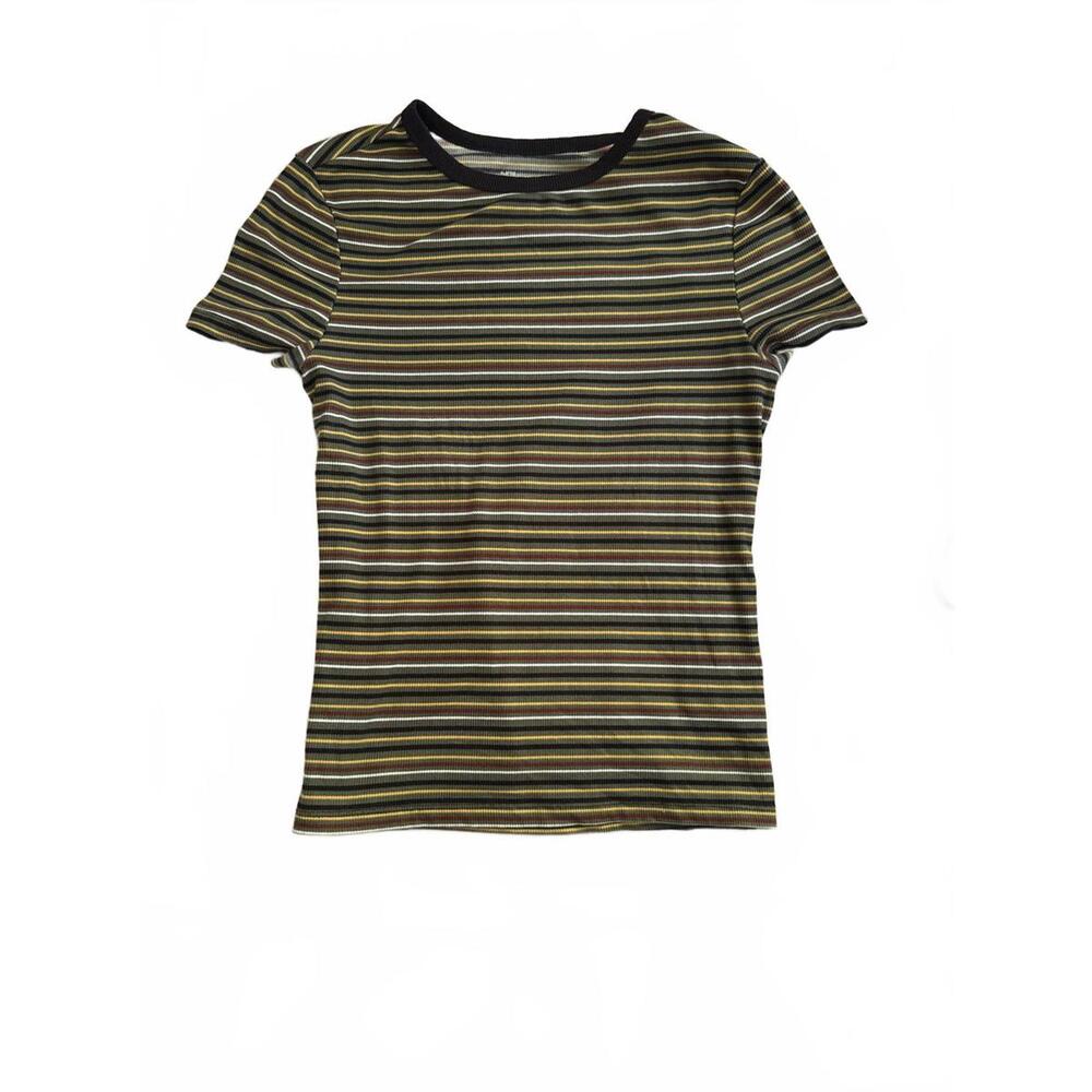 No Boundaries Striped Short Sleeve T-Shirt